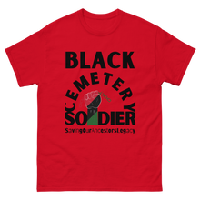 Load image into Gallery viewer, Goldenrod Classic Black Cemetery Soldier T-Shirt