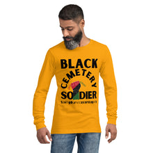 Load image into Gallery viewer, Black Cemetery Soldier Long Sleeve Tee