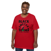 Load image into Gallery viewer, Black Cemetery Soldier Universal SOAL T-Shirt