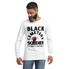 Load image into Gallery viewer, Black Cemetery Soldier Long Sleeve Tee
