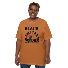 Load image into Gallery viewer, Black Cemetery Soldier Universal SOAL T-Shirt
